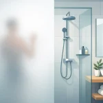 Frosted Glass Film for Bathroom Privacy