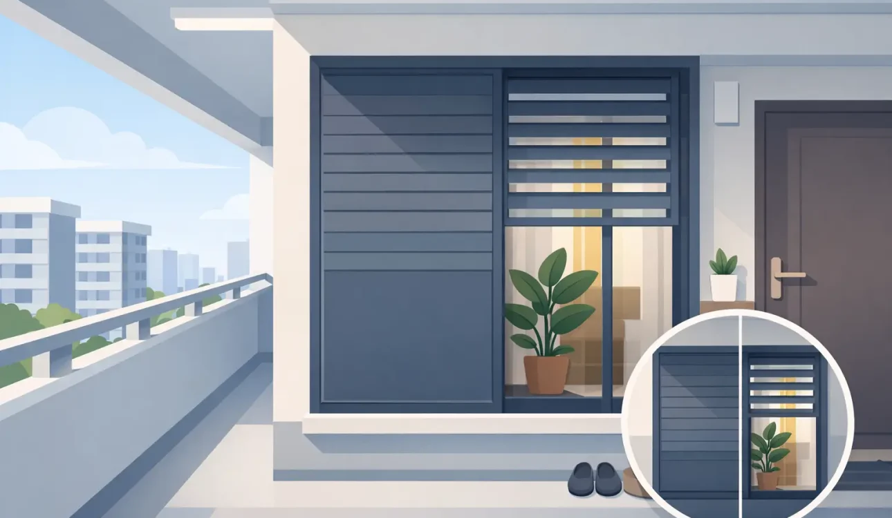 Best HDB Corridor Privacy Window Solution