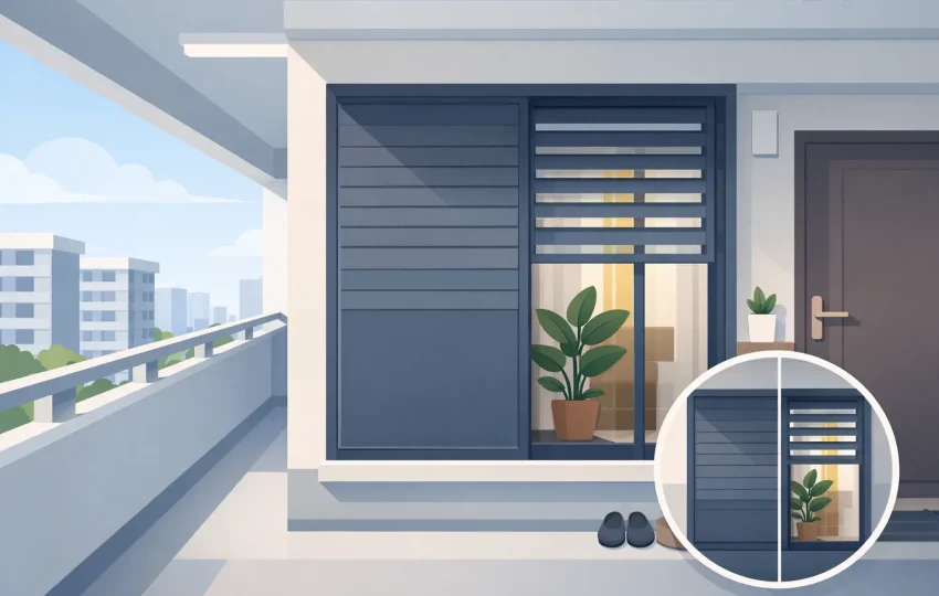 Best HDB Corridor Privacy Window Solution