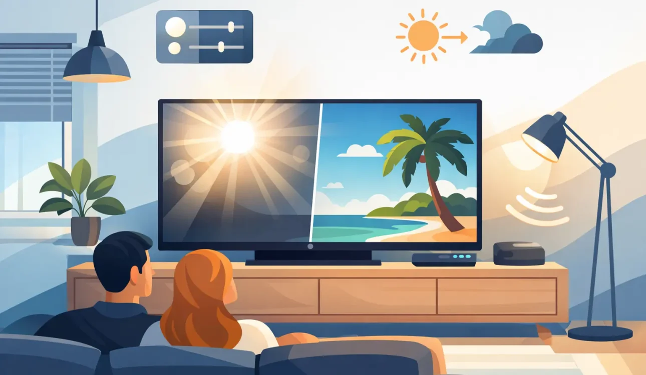 How to Stop Glare on TV Screen Without Dark Rooms