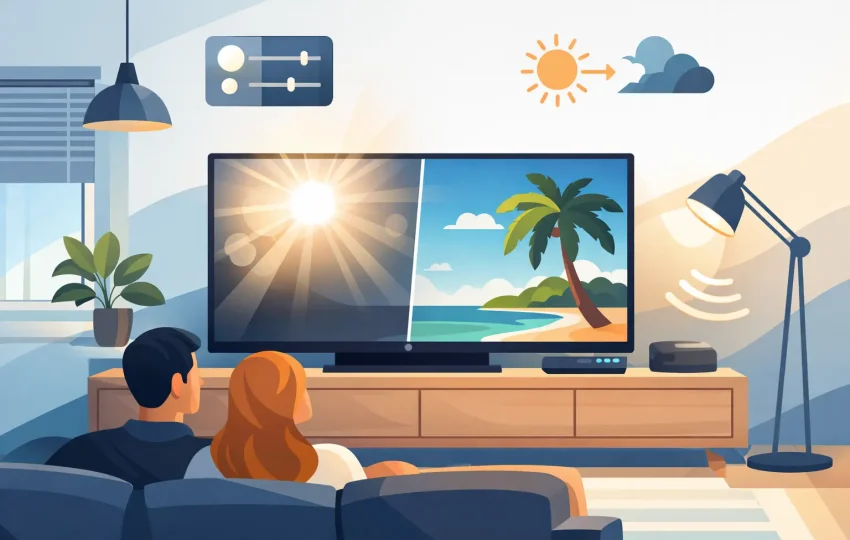 How to Stop Glare on TV Screen Without Dark Rooms