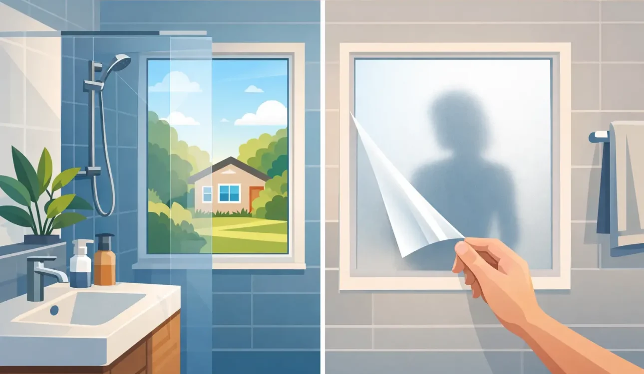 Privacy Film for Bathroom Windows That Works