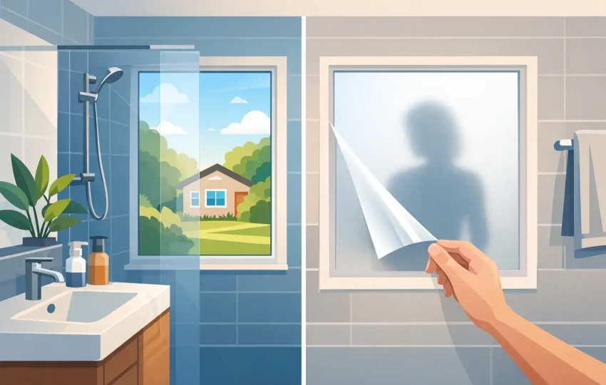 Privacy Film for Bathroom Windows That Works