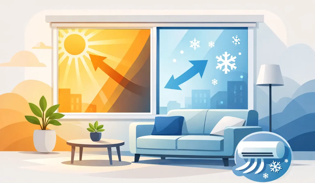 Sun Control Film Benefits for Cooler Rooms