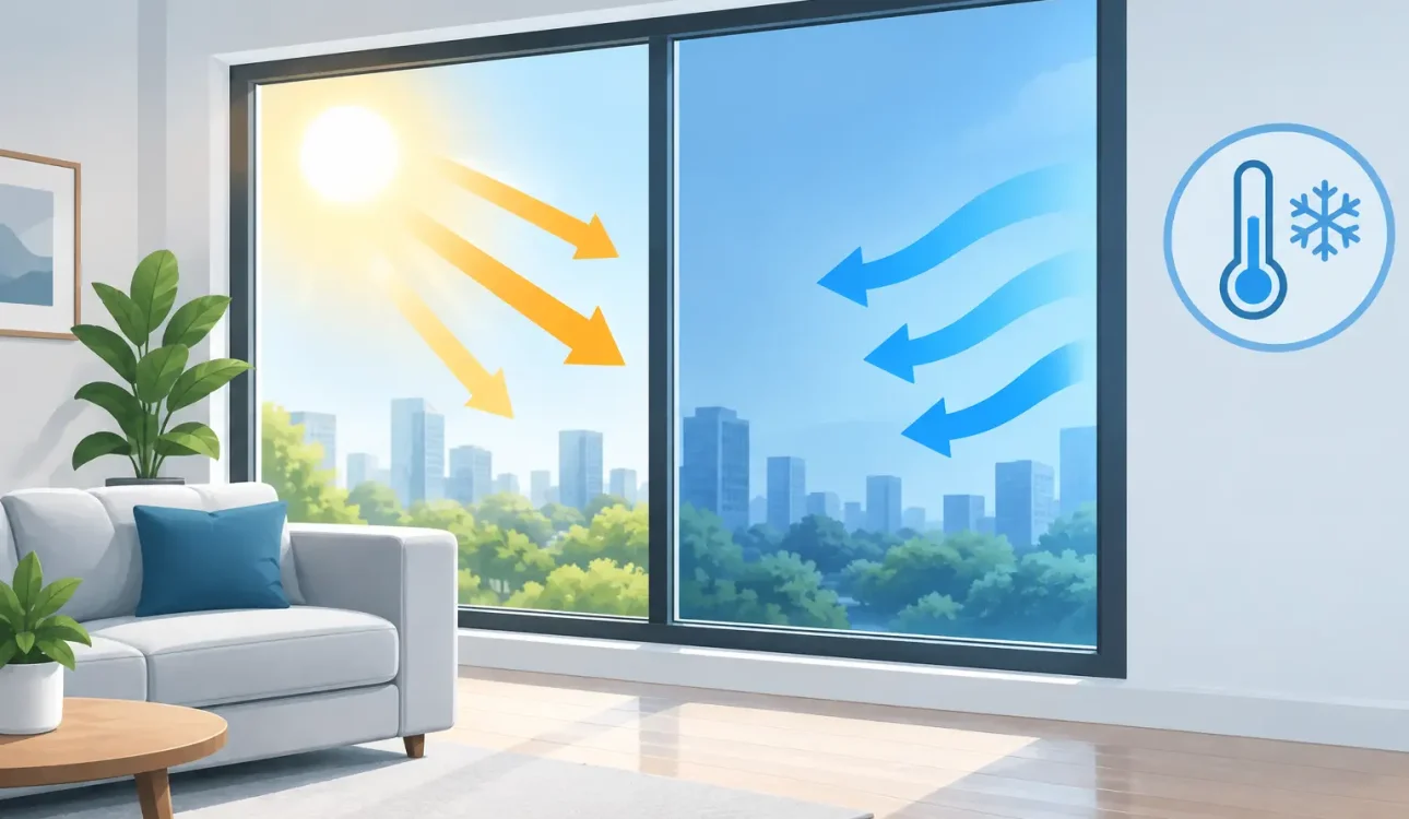 Energy Saving Window Film for Cooler Rooms
