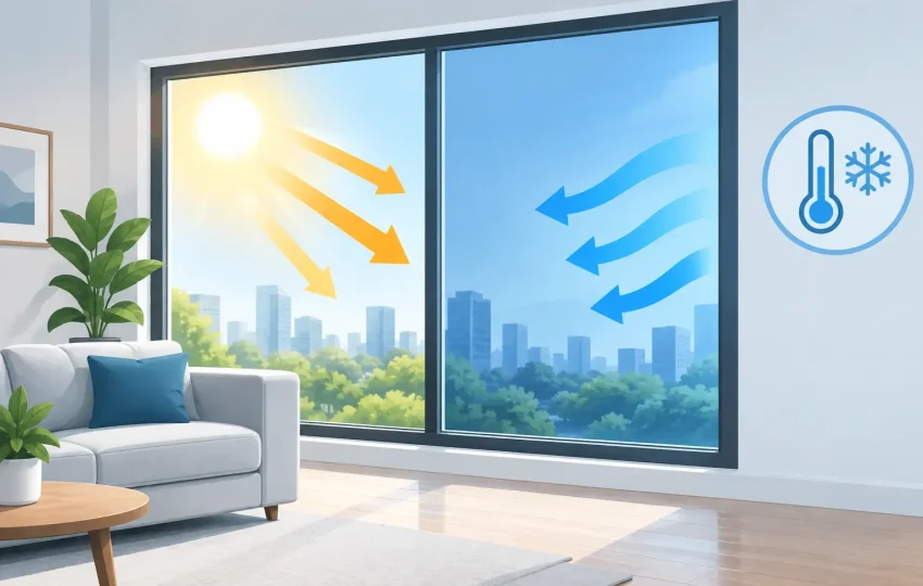 Energy Saving Window Film for Cooler Rooms