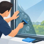 How to Remove Window Film Bubbles Safely