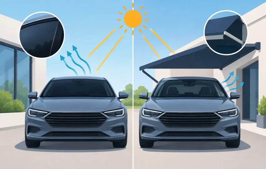 Tint Versus Awnings: Which Cools Better?