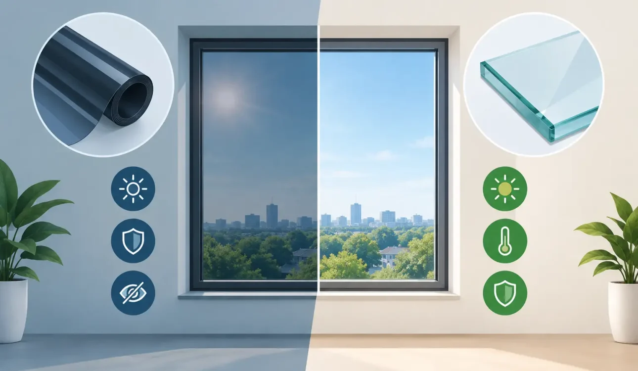 Window Film Versus Replacement Glass Compared