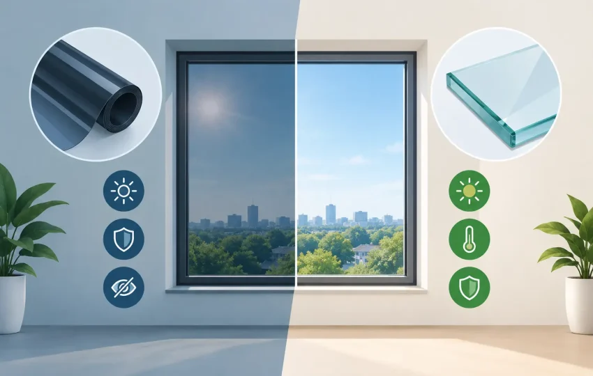 Window Film Versus Replacement Glass Compared